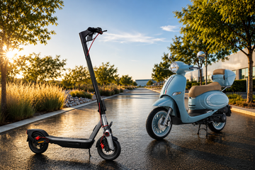 moto scooter vs scooter eléctrico