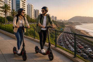 5 razones para comprar un scooter eléctrico y olvidarte del tráfico en Lima