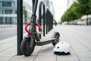 Cómo asegurar tu scooter eléctrico correctamente cuando lo dejas estacionado