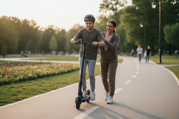 Cómo manejar un scooter eléctrico paso a paso