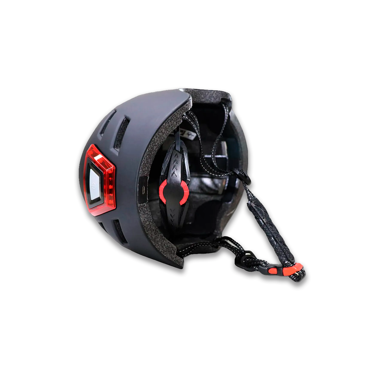 Casco con luces LED